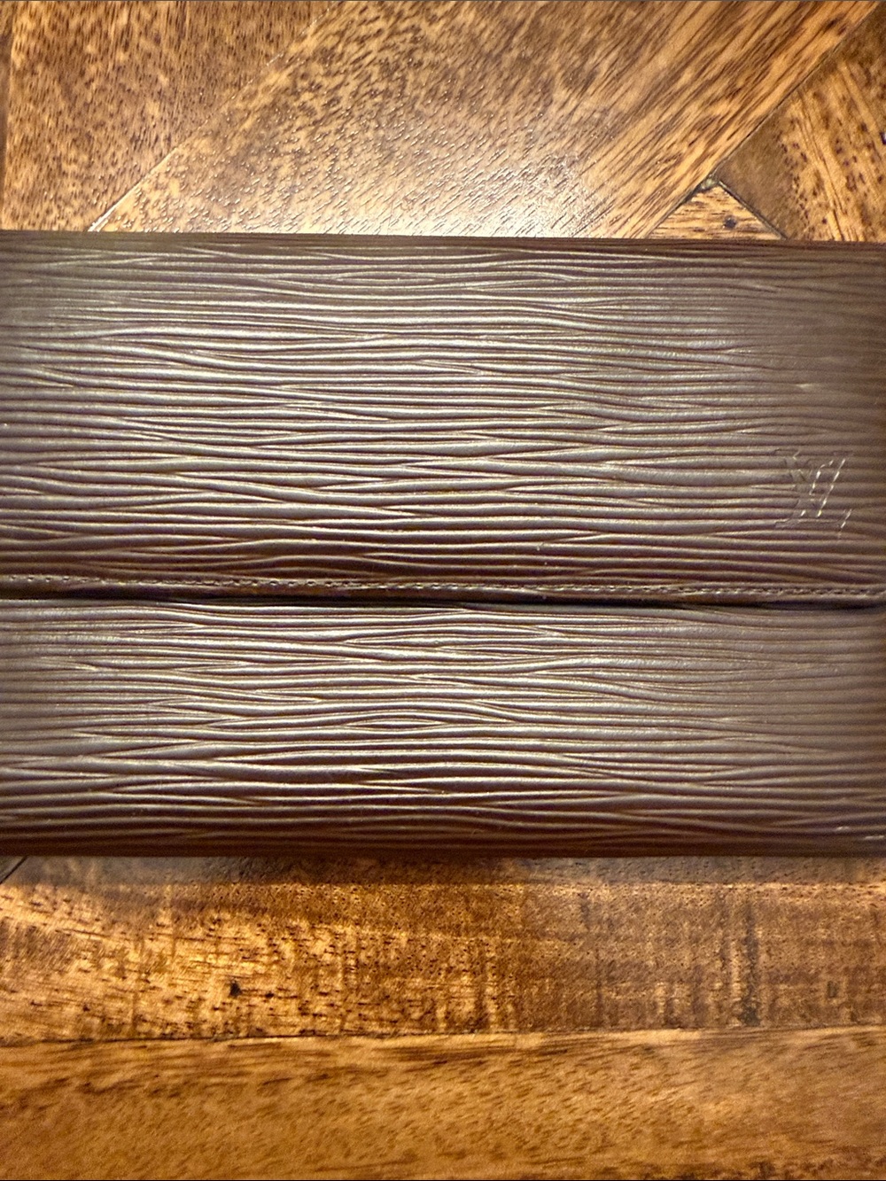 Louis Vuitton Brown Epi Textured Wallet